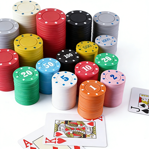 Professional Custom Logo Three Tone PS Poker Chips 39mm for Casino Tournaments and Parties - Product Image 4