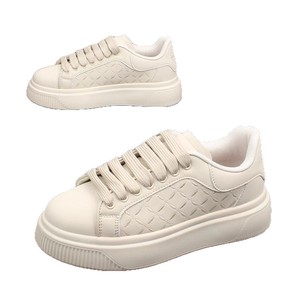 Men's Breathable Thick-soled Trendy Sports Lightweight Comfortable <b>Height</b>-<b>increasing</b> Casual Sneakers PU Upper PVC Autumn/Winter - Product Image 2