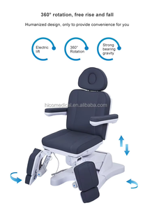 Lettino Estetico Portatile con Funzione Gambe Separate per Terapia di Iniezione Elettrica, Massaggi, Spa, Trattamenti Viso, Tatuaggi e Pedicure - Product Image 6