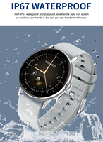 Montre connectée de fitness Btalk 3 Pro CY50, écran tactile, moniteur de fréquence cardiaque, étanche IP68, boîtier en alliage, charge magnétique