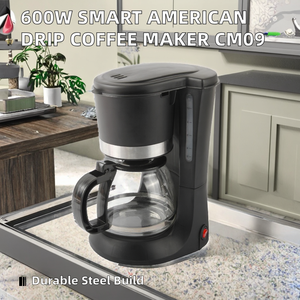 900W Classic American Stainless Steel Smart Automatic Drip <b>Coffee</b> Machine Household CM09 <b>Coffee</b> <b>Maker</b> - Product Image 2