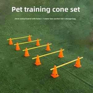 Conjunto de Equipos de Entrenamiento de Agilidad para Perros: Obstáculos, Conos, Postes Marcadores, Barra de Salto Ajustable para Entrenamiento de Obstáculos, Suministros para Mascotas - Product Image 6