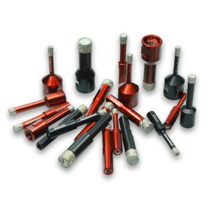 Brasée <span class=keywords><strong>sous</strong></span> vide En <span class=keywords><strong>Verre</strong></span> De Forage M14 Filetage Forets Granit 20mm Foret à Noyau De Diamant En Céramique de <span class=keywords><strong>Marbre</strong></span> - Product Image 6