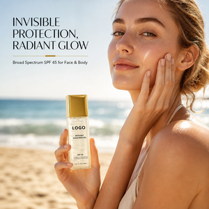 Protector Solar Invisible SPF45, Aceite Corporal de Marca Privada, Protección UV Ligera, Hidratante, Cuidado Diario de la Piel para Exteriores, OEM ODM - Product Image 1