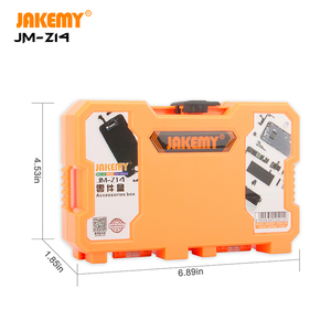 JAKEMY Waterproof Seal Tackle Box Secure-locking Latches Fishing Lure Tackle Box Store Fishing Equiment with Removable Dividers
