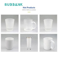 Catégorie de produit Subbank Tasse en céramique imprimée par transfert de chaleur de sublimation polychrome