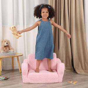 Giving Tree <b>Kids</b> <b>Sofa</b> Pink Foam Chair Removable Cover Ergonomic Design For Children 3 Years And Above - Product Image 3