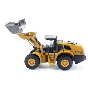 SJY-1813 Modèle statique de chargeur en alliage métallique à l'échelle 1:60, jouet de véhicule de construction d'ingénierie - Product Image 4