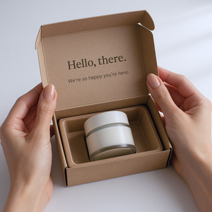 Personalised Custom Luxury Cosmetic Display Packaging Kraft <strong>Paper</strong> Mailer <strong>Box</strong> With Insert - Product Image 1