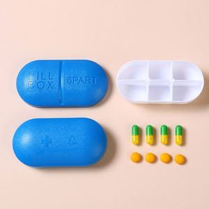Organizador de Medicamentos de Grado Médico con 6 Divisiones, Estuche Portátil para Viajes, Pastillero Semanal con Cierre Seguro - Product Image 2