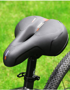 Sillín de <span class=keywords><strong>bicicleta</strong></span> de cuero suave cómodo <span class=keywords><strong>asiento</strong></span> de <span class=keywords><strong>bicicleta</strong></span> de carretera de <span class=keywords><strong>montaña</strong></span> - Product Image 4