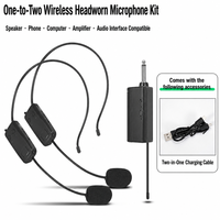 Microphone-cravate sans fil à suppression de bruit dynamique avec amplificateur audio pour l'enseignement et la diffusion de voix