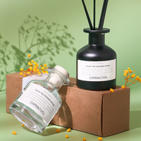 Diffuseur de parfum à roseaux liquide parfumé Augeo Base, céramique de haute qualité, aromathérapie, unique, transparent, 120 ml