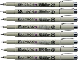 Venta al por mayor Sakura Micron Pen pluma de aguja de dibujo profesional diferentes tipos de marcadores de punta para dibujar - Product Image 1