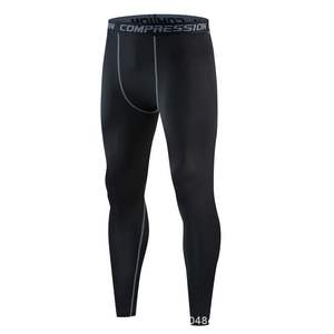 Legging Latihan Bola Basket Profesional Pria Warna Solid Desain Pinggang Elastis Desain 2 in 1 Ramah Lingkungan untuk Musim Dingin - Product Image 1