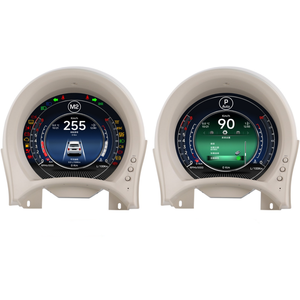 Krando - Tableau de bord numérique 7 pouces pour <span class=keywords><strong>Fiat</strong></span> <span class=keywords><strong>FIAT</strong></span> <span class=keywords><strong>500</strong></span> 2007 - 2014 - Compteur de vitesse - Cockpit - Autoradio - GPS - Carplay - Product Image 2