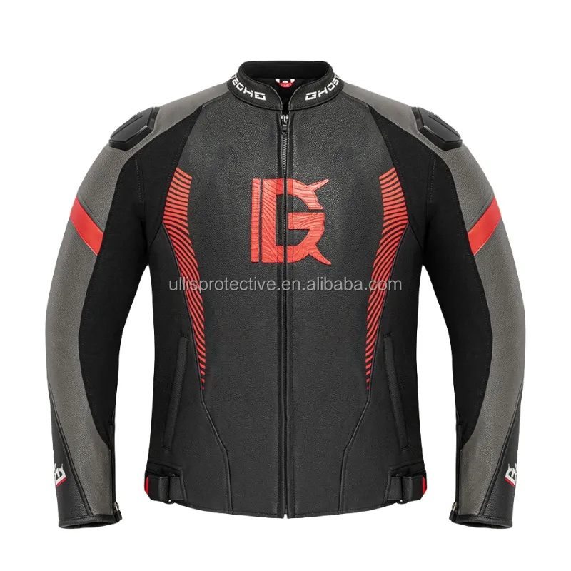 Vêtements de course chauds en cuir pour moto Combinaison de cavalier de lutte pour hommes et femmes