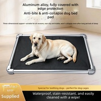 Tapis pour chien et chat moderne de luxe, solide, anti-morsure, résistant aux morsures, imperméable, pliable, avec housse amovible - Best-seller