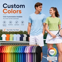 Camiseta Deportiva Unisex con Logotipo Personalizado, de Secado Rápido, Tejido Técnico, para Impresión, Uniforme de Equipo, para Hombre y Mujer, OEM, al por Mayor