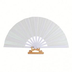 Promoción: Abanico Plegable Clásico KONGFU de 13 Pulgadas, Tradicional, para Manualidades, Música, Arte Folclórico, Poliéster, Sublimación, Bambú, Plástico - Product Image 1