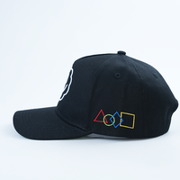 Aangepaste Hoge Kwaliteit 5 Paneel Gebogen Rand Katoenen Baseballpet, Voeg Borduurwerk Logo Gestructureerde Papa Hoed Toe
