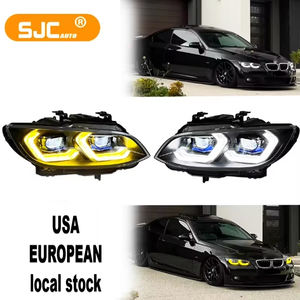 宝马3系M3 E92 E93 2006-2009双色头灯黄色 + 白色DRLS - Product Image 1