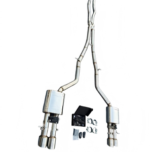 Sistema de Escape Universal <span class=keywords><strong>Starcar</strong></span> Performance Full Valvetronic de Acero Inoxidable con Acabado Liso de 1.5 mm de Espesor para Audi S8 D3 Sedán - Product Image 3