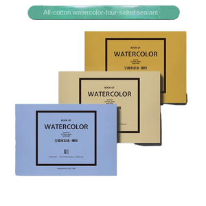 <span class=keywords><strong>Papier</strong></span> aquarelle en coton 300g, grossier, 8k/16k, scellé sur quatre côtés, professionnel, pour étudiants en art, Chine, directement de l'usine - Product Image 5