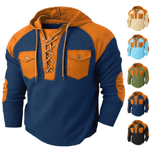 Sweat-shirt à capuche pour homme Yardium, automne-hiver, avec cordon de serrage, poches, respirant, coupe décontractée, épaisseur normale - Product Image 2