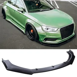 For A3 8P B8 S3 RS3 RS4 Universal Front Bumper Lip Spoiler Refit Lower Surround Blade Lip Guard Plate Body Kits - Product Image 2