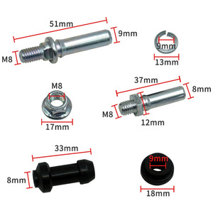 Kit de réparation d'étrier de <span class=keywords><strong>frein</strong></span> à disque pour moto, véhicules électriques et tout-terrain - Pièces de rechange pour pompe hydraulique avec boulons et joints - Product Image 3