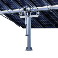 Seguidor Solar de Diseño Inteligente de un Solo Poste, Fácil de Instalar, Soporte de Seguimiento de Paneles Solares, Sistema de Seguimiento Solar Eficiente