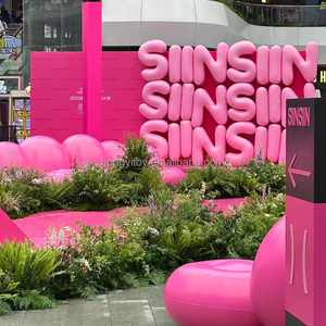 Décoration d'événement de haute qualité canapé <span class=keywords><strong>gonflable</strong></span> <span class=keywords><strong>rose</strong></span> lettres gonflables hermétiques décoration <span class=keywords><strong>gonflable</strong></span> extérieure - Product Image 3