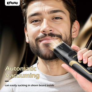 Set per la Cura della Barba Elettrico da Uomo, Trimmer per Barba Lavabile IPX7 con Aspirazione - Product Image 3