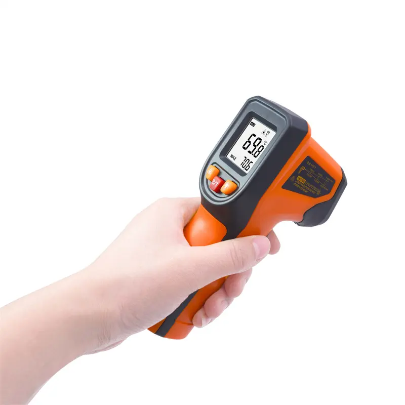 Non-Contact Digital Thermometer Laser LCD Display Laser Infrared Thermometer for Industry