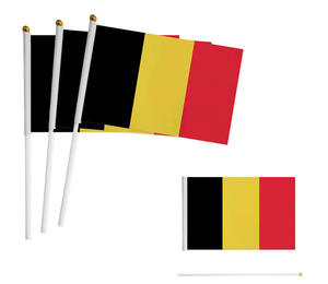 Juego de Banderas de Alemania para Fanáticos del Fútbol, Bandera de Mesa de la Selección Nacional, <span class=keywords><strong>Collar</strong></span> con Llavero y Bandera de Jardín para Promoción - Product Image 4