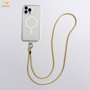 Lanière de téléphone <span class=keywords><strong>portable</strong></span> légère en polyester avec boucle métallique, sangle de poignet <span class=keywords><strong>portable</strong></span>, <span class=keywords><strong>collier</strong></span> suspendu 12 cm pour <span class=keywords><strong>iPhone</strong></span> - Product Image 2