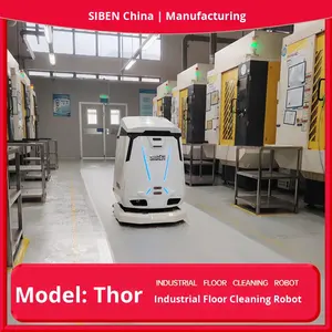 Robot de nettoyage de sol industriel <span class=keywords><strong>Sibon</strong></span> Leishen, brûlage/thermique, 1500W, atelier d'usine, entrepôt, lavage, aspiration intégrée - Product Image 5