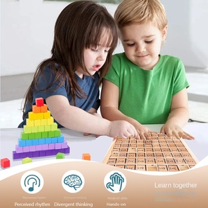 Tabla de Multiplicar de Madera <span class=keywords><strong>para</strong></span> la Enseñanza de Matemáticas en la Escuela <span class=keywords><strong>Primaria</strong></span>, Juguetes Educativos de Ortografía <span class=keywords><strong>para</strong></span> Niños - Product Image 2