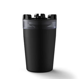 Creative Modern Plastic Portable Home & Car Ashtray with Water for Anti-Fly Ash & Anti-Smoke Smell Funnel Cover Box Packed - Product Image 1