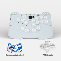 Manette de jeu Duelpad Zen16 Arcade Joystick Leverless Controller Hitbox pour PC, clavier de combat pour PS4/Switch/Steam, accessoires de jeu