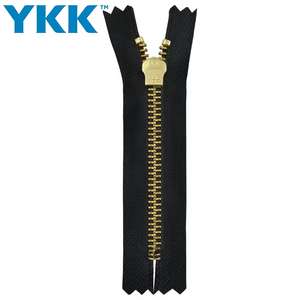 Couleur personnalisée de haute qualité pour 3 # 5 # <span class=keywords><strong>8</strong></span> # 10 #   <span class=keywords><strong>Fermeture</strong></span> <span class=keywords><strong>éclair</strong></span> en laiton à extrémité fermée avec <span class=keywords><strong>curseur</strong></span> à verrouillage automatique pour jeans, chaussures, sacs et vêtements - Product Image 1