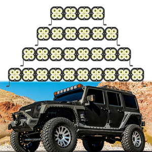 Barra de luz Led conectable de 12V con haz de punto híper de montaje superior de techo recto de 50 pulgadas para 21 + Jeep Wrangler Gladiator Mojave - Product Image 1