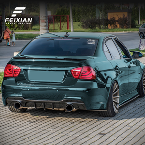 Achterdiffusorlip in glanzend zwart, M Sport MP-stijl, voor BMW <span class=keywords><strong>3</strong></span> Serie E90 E91 (2005-2012), bulk levering FEIXIAN. - Product Image 5