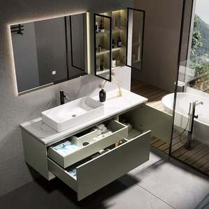 Modern Design Stone Sink Toilet Furniture Modern Basin <b>Bathroom</b> Vanity <b>Cabinets</b> - Product Image 5