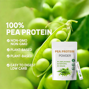 אבקת חלבון אפונה מקורית OEM/ODM סיטונאית, אבקת חלבון אפונה לטיפול בריאותי למבוגרים, 100% צמחי לתיקון שרירים - Product Image 4