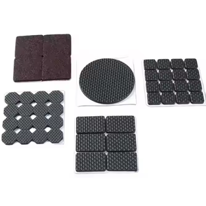 Almohadillas de espuma EVA negras troqueladas autoadhesivas de una sola cara con formas personalizadas para patas de muebles - Product Image 2
