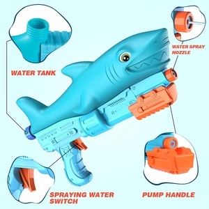 Super pistolet à eau pour enfants avec 800cc requin pour fête d'été à la piscine <span class=keywords><strong>en</strong></span> plein <span class=keywords><strong>air</strong></span> jouets de jet d'eau jeu de tir à l'eau - Product Image 2
