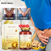 North Moon Offre Spéciale – Pack de 10 Capsules de Soin Herbal pour Hommes – Soulagement de l'Inconfort Prostatique Masculin – Formule Liquide à Finition Mate