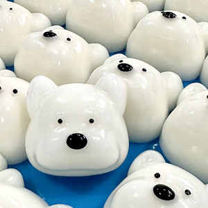 ตุ๊กตาสควิชชี่เวสต์ไฮแลนด์เทอร์เรียร์สีขาวน่ารัก ของเล่นบีบคลายเครียด ของขวัญสำหรับเด็ก - Product Image 2